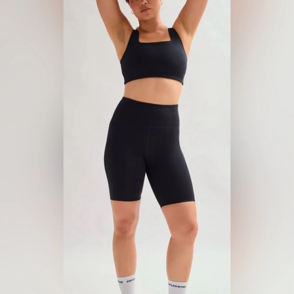 Girlfriend Collective High-Rise Bike Short, Size L - Picture 5 of 6